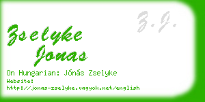 zselyke jonas business card